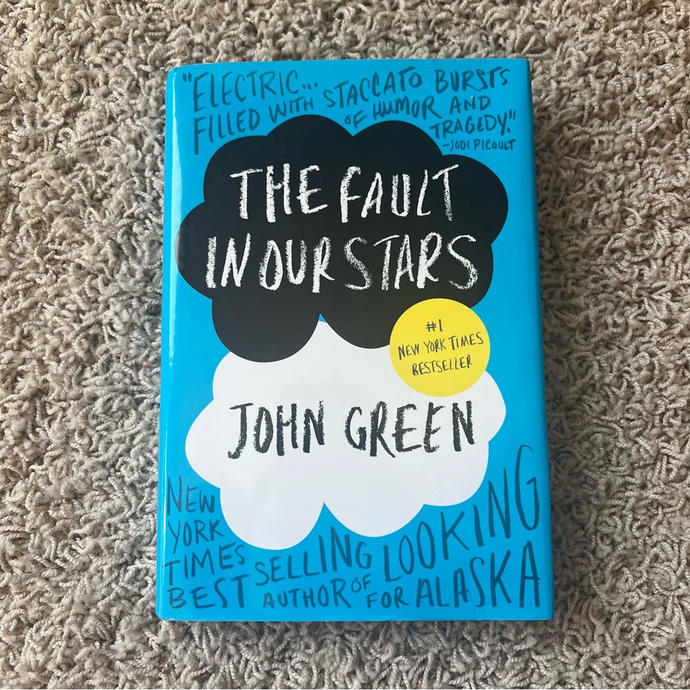 The Fault in our Stars by John Green Hardcover Book
